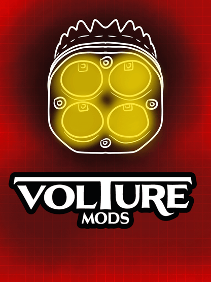 "Baja" 4 pod Headlight (requires 12v kit)